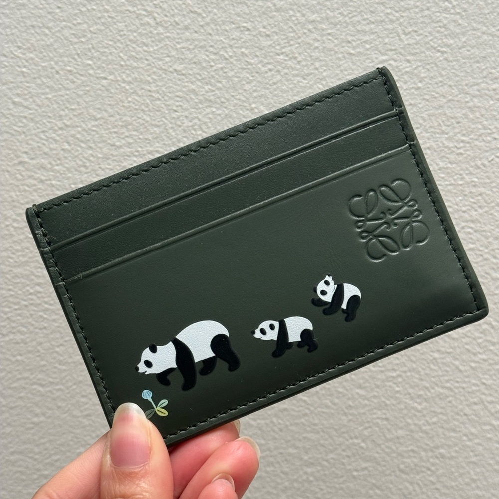 {Loewe} Suna Fujita Panda Card Holder